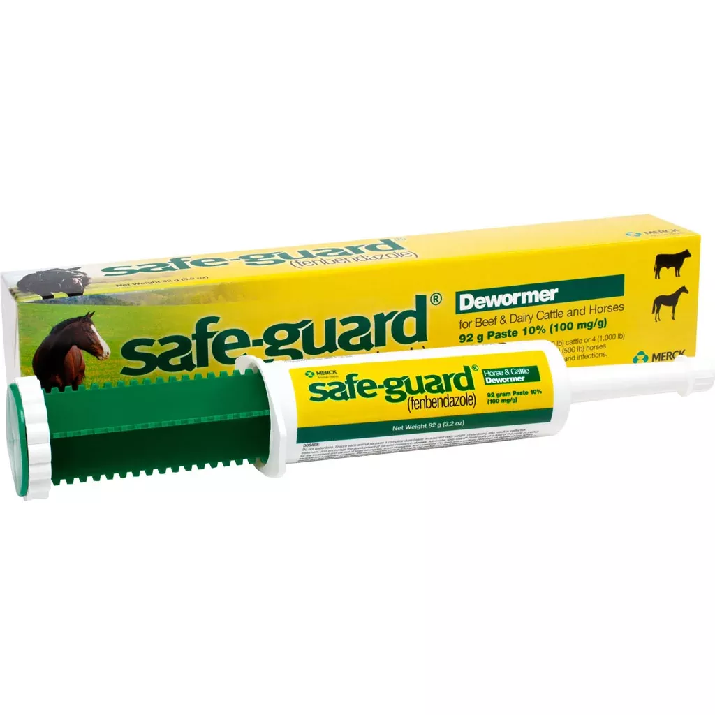 Safe-Guard Paste 10% Horse & Cattle Dewormer – 92 gm