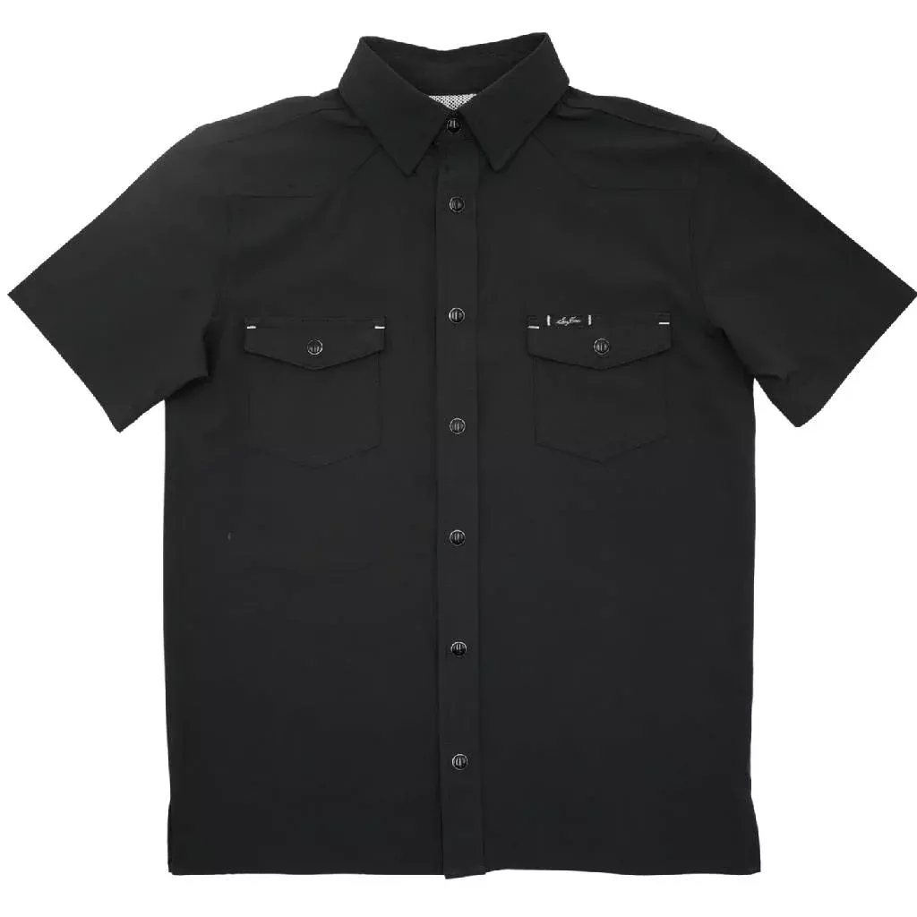 San Jac Boy's Performance Midnight Snap Shirt