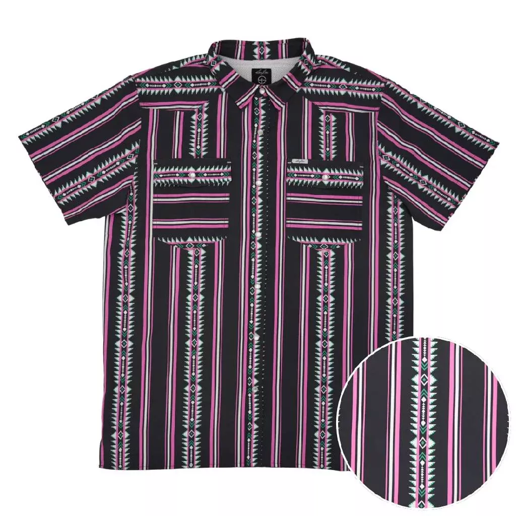 San Jac Men's Performance Roswell Snap Shirt