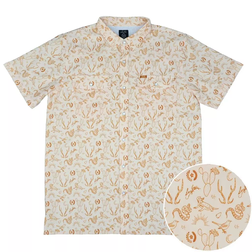 San Jac Men's Texas Sun Performance Snap Shirt