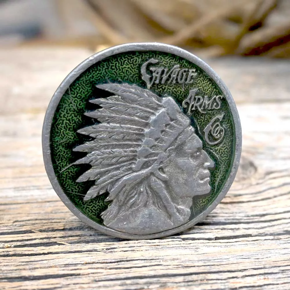 Savage Arms Co. Vintage Enamel Buckle