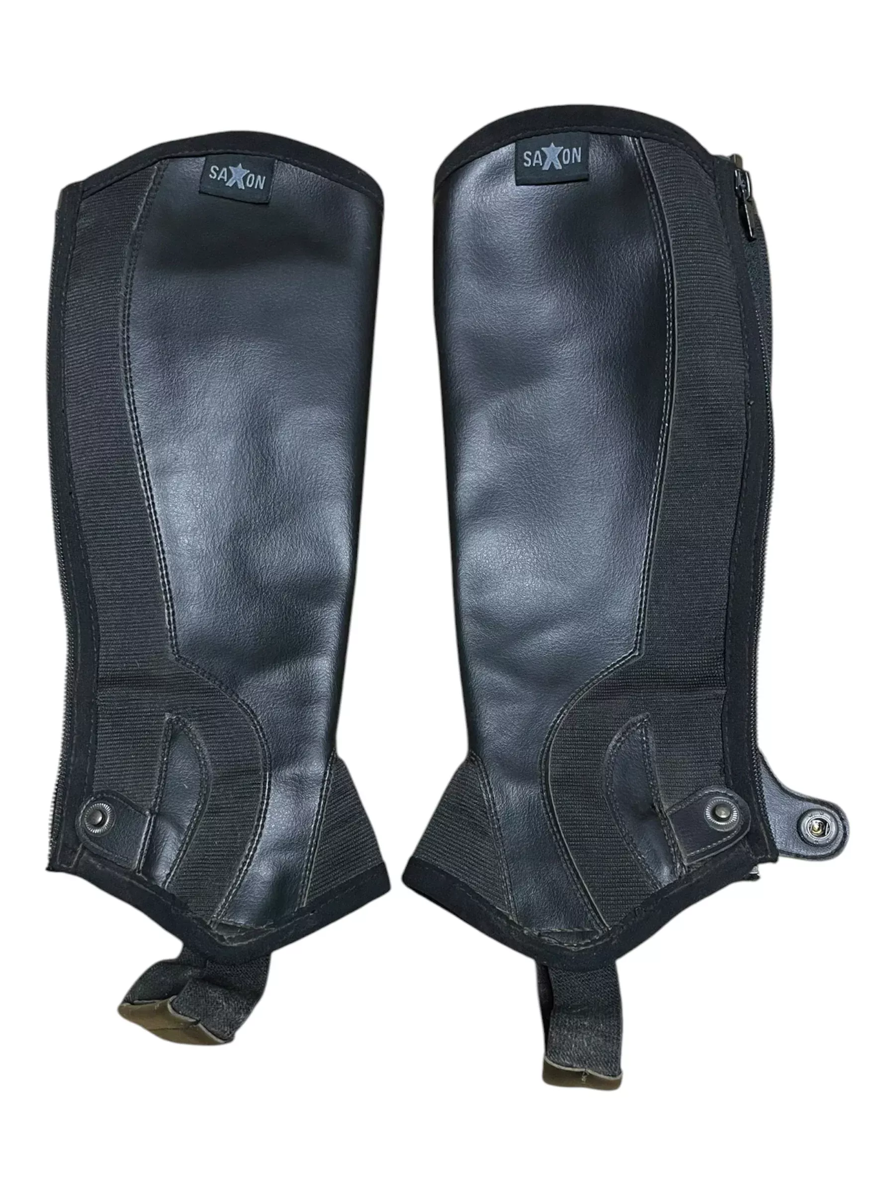 Saxon Half Chaps - Black - Child Small - USED
