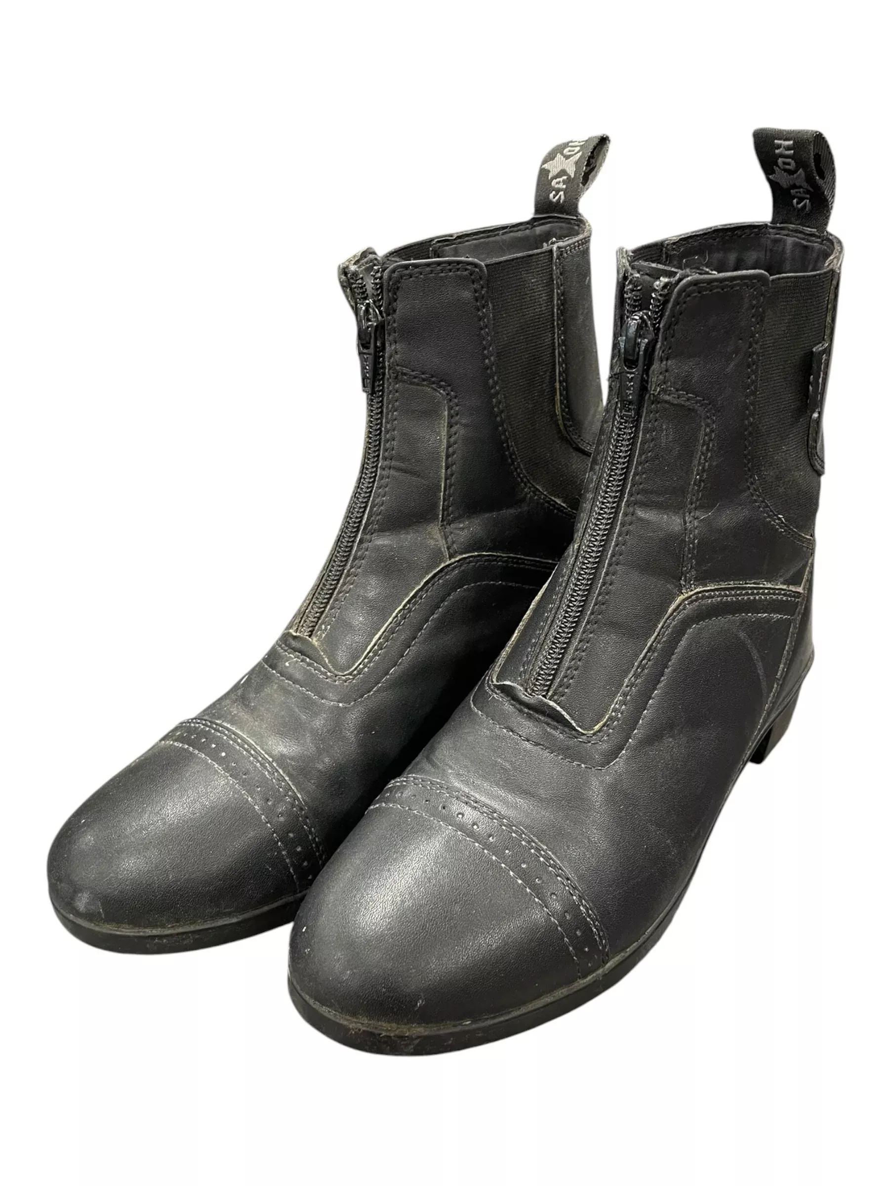 Saxon Paddock Boots - Black - 6 - USED