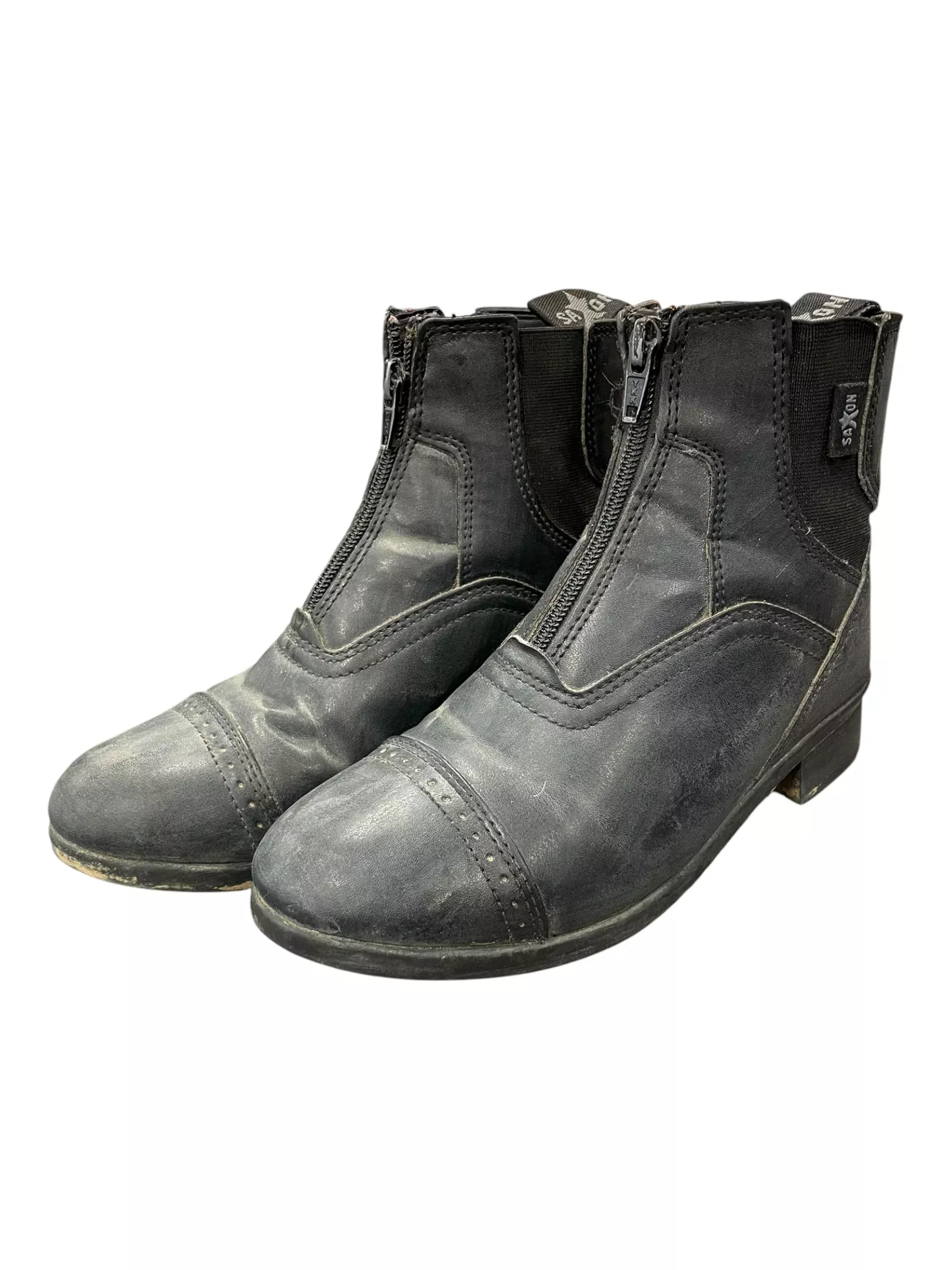Saxon Paddock Boots - Black - Size 3 - USED