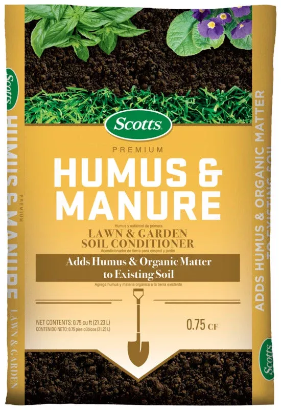 Scotts Humus & Manure Soil Conditioner, 0.75 cu ft