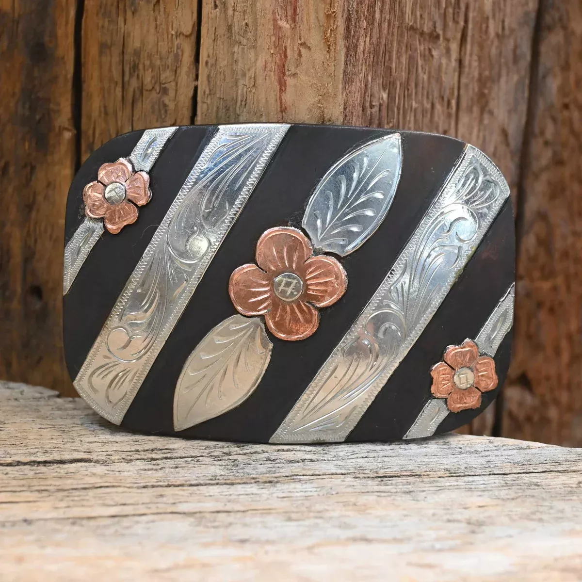 Scribner Copper Flower Buckle