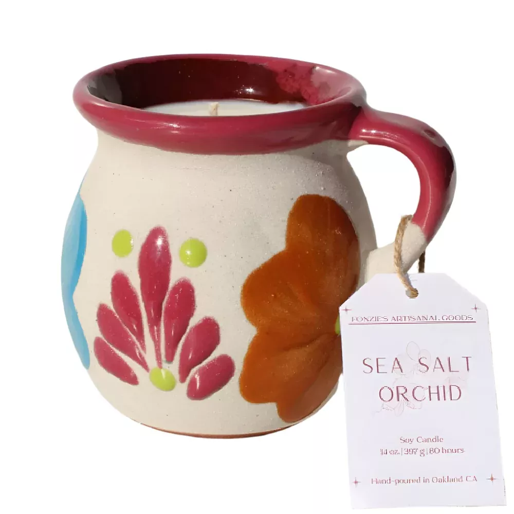 Sea Salt Orchid Jarrito Candle - 14oz