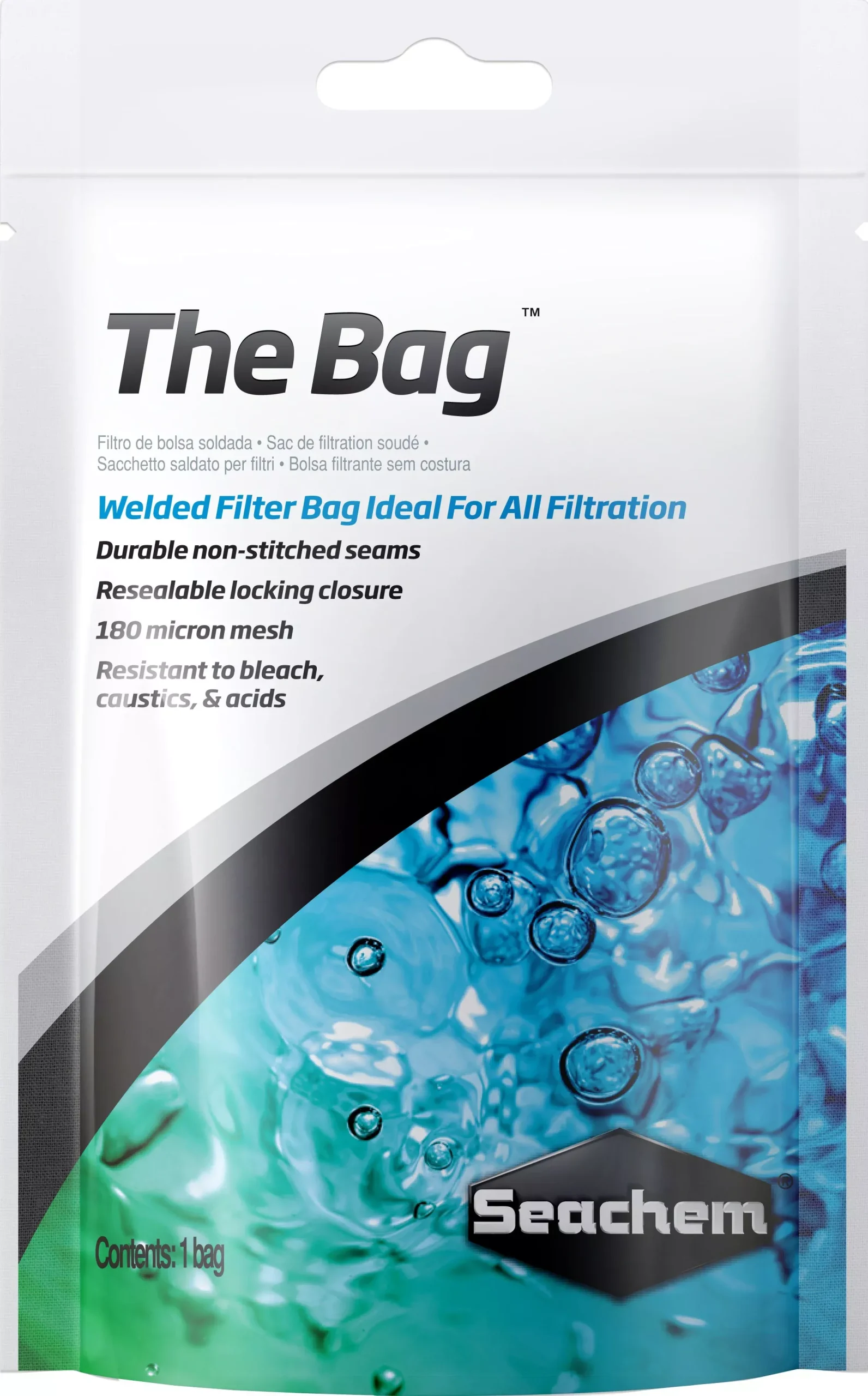Seachem The Bag Filter Bag 5x10 In