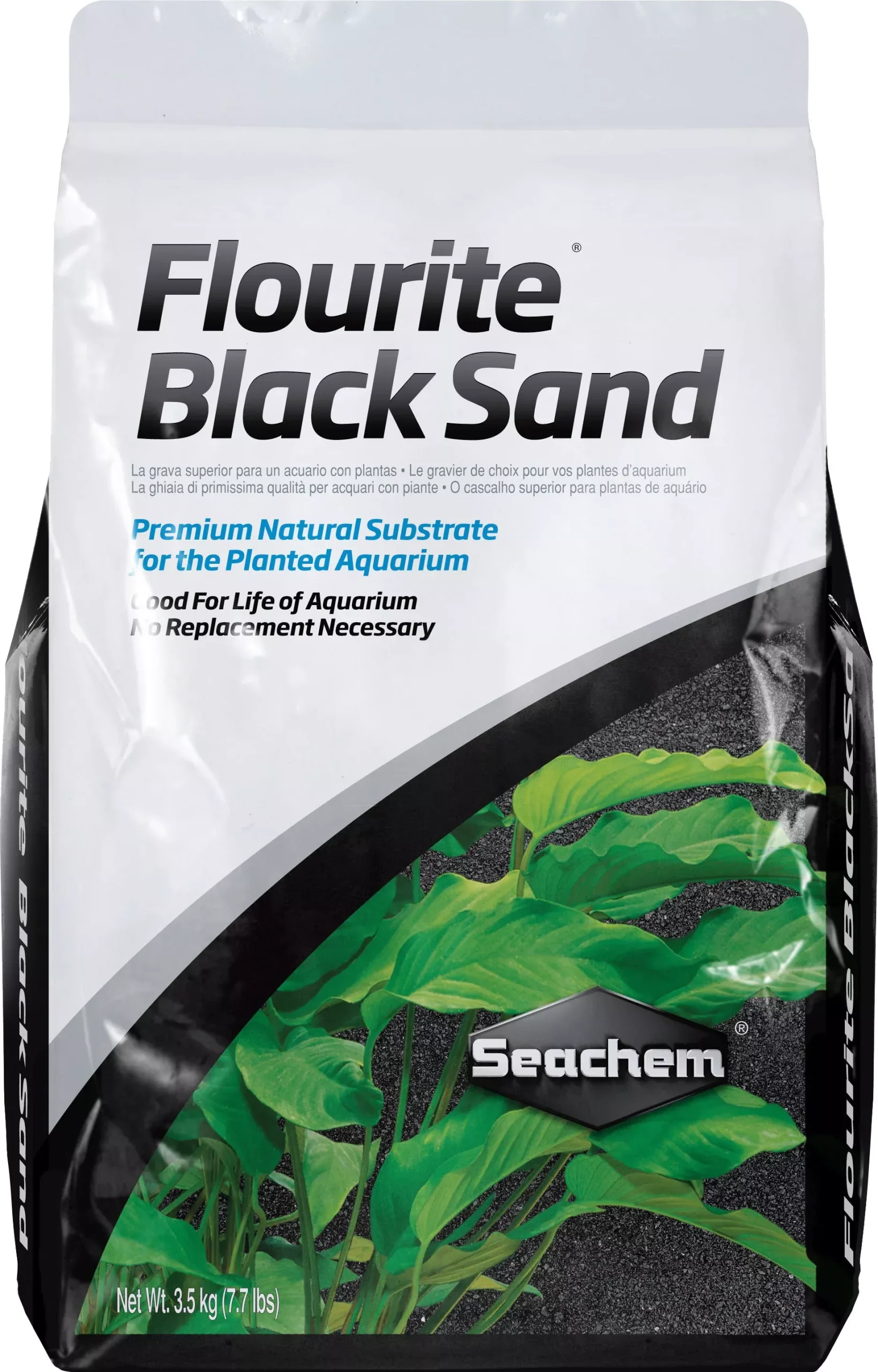 Seachem Flourite Sand, Black, 3.5 kg