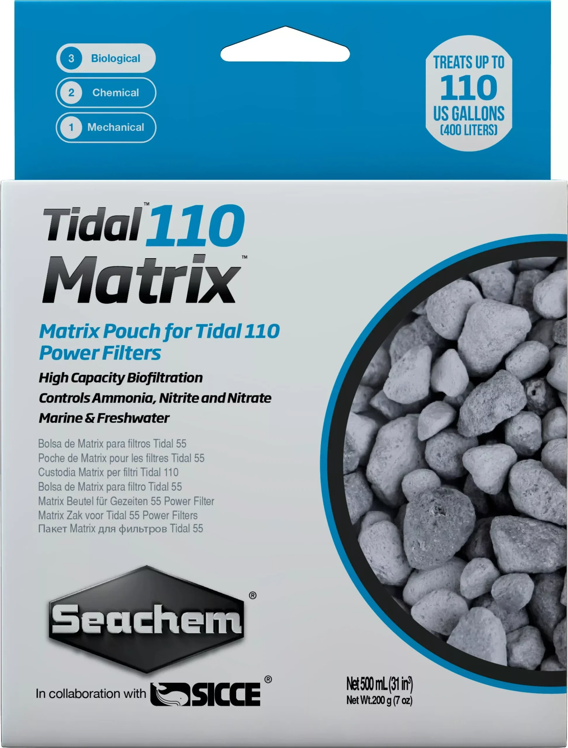 Seachem Tidal 110 Matrix Media 500 mL