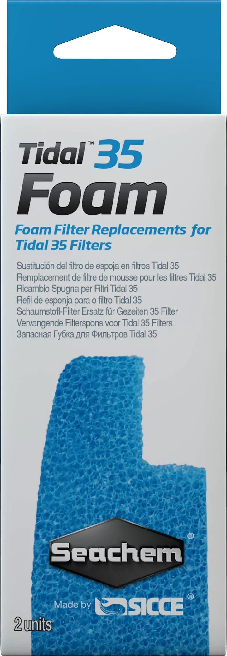 Seachem Tidal 35 Filter Foam 2 Pack