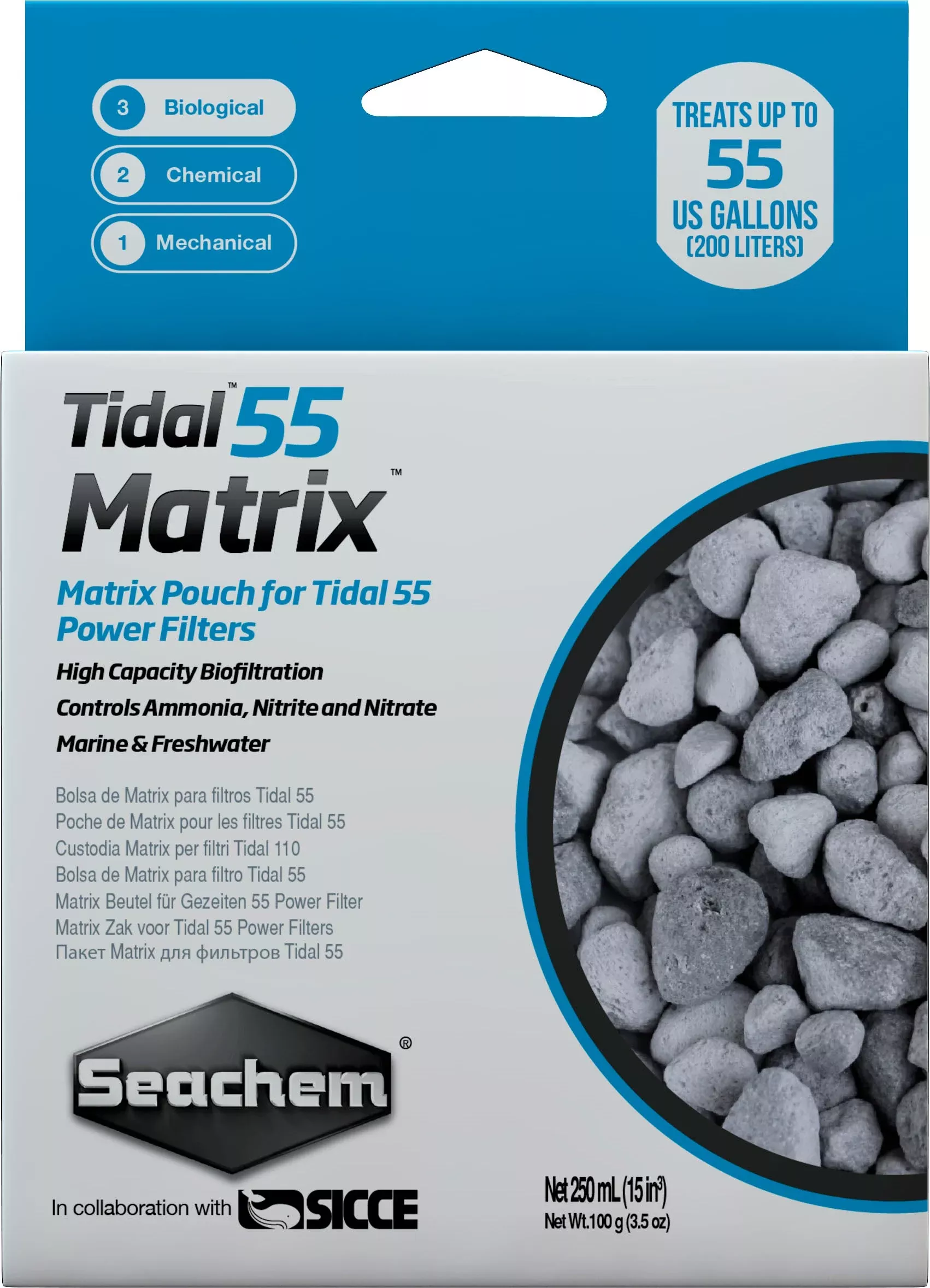 Seachem Tidal 55 Matrix, 250 mL