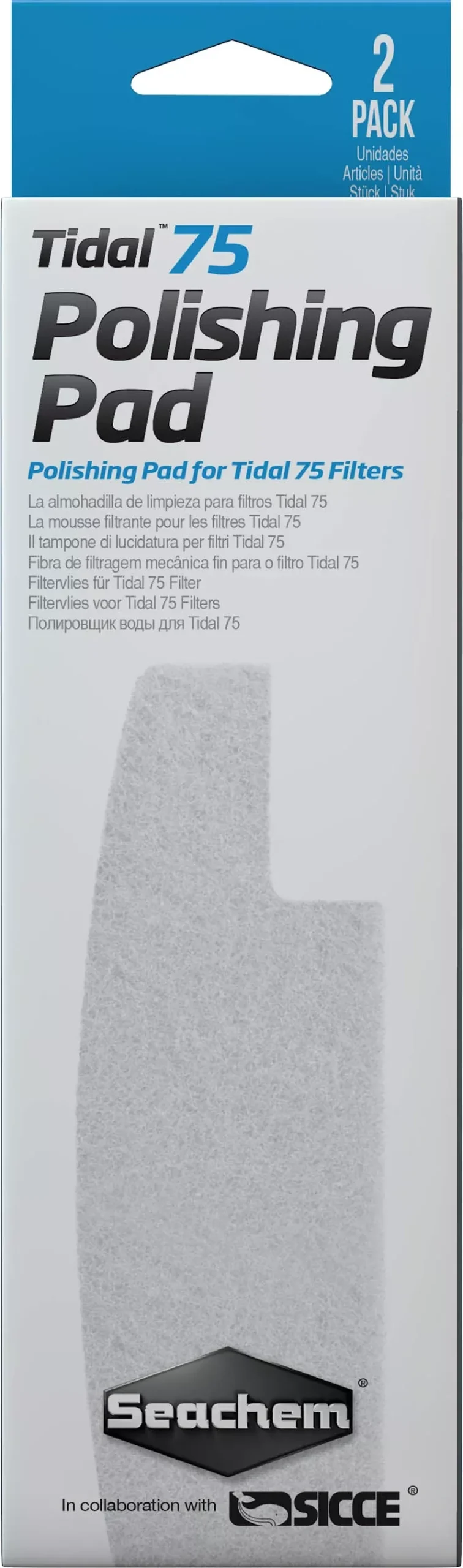 Seachem Tidal 75 Polishing Pad 2-Pack