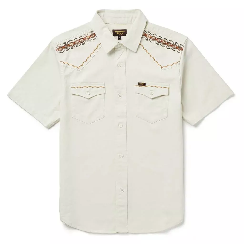 Seager Men's Amarillo White Wash Button Down Shirt