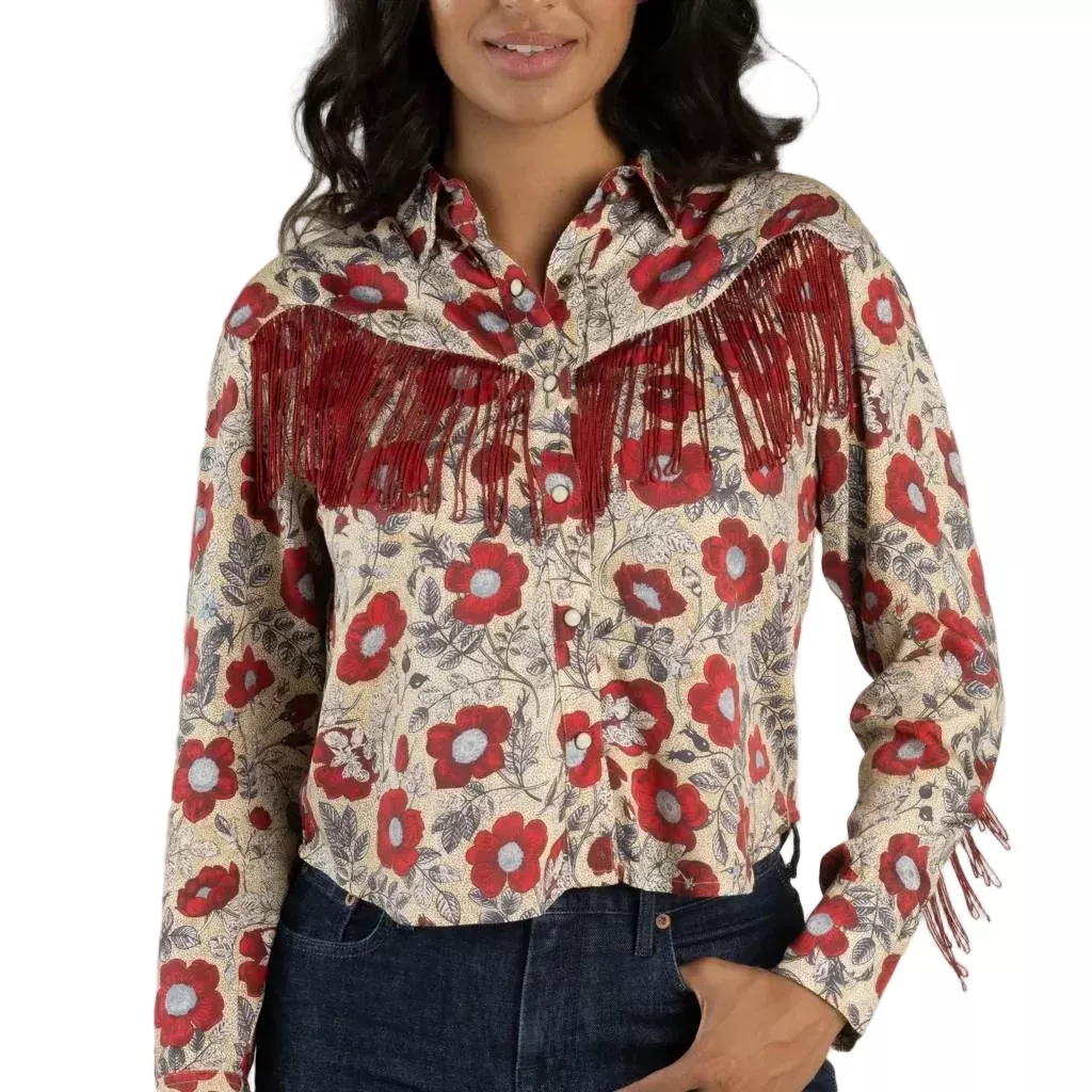 Sendero Provisions June Desert Floral Rosado Top