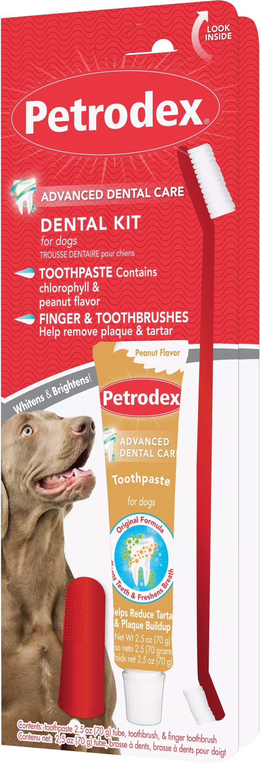 Sentry Petrodex Dental Kit for Dogs Peanut 2.5 oz