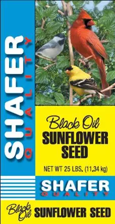 Shafer Black Oil Sunflower Seed 25 lb