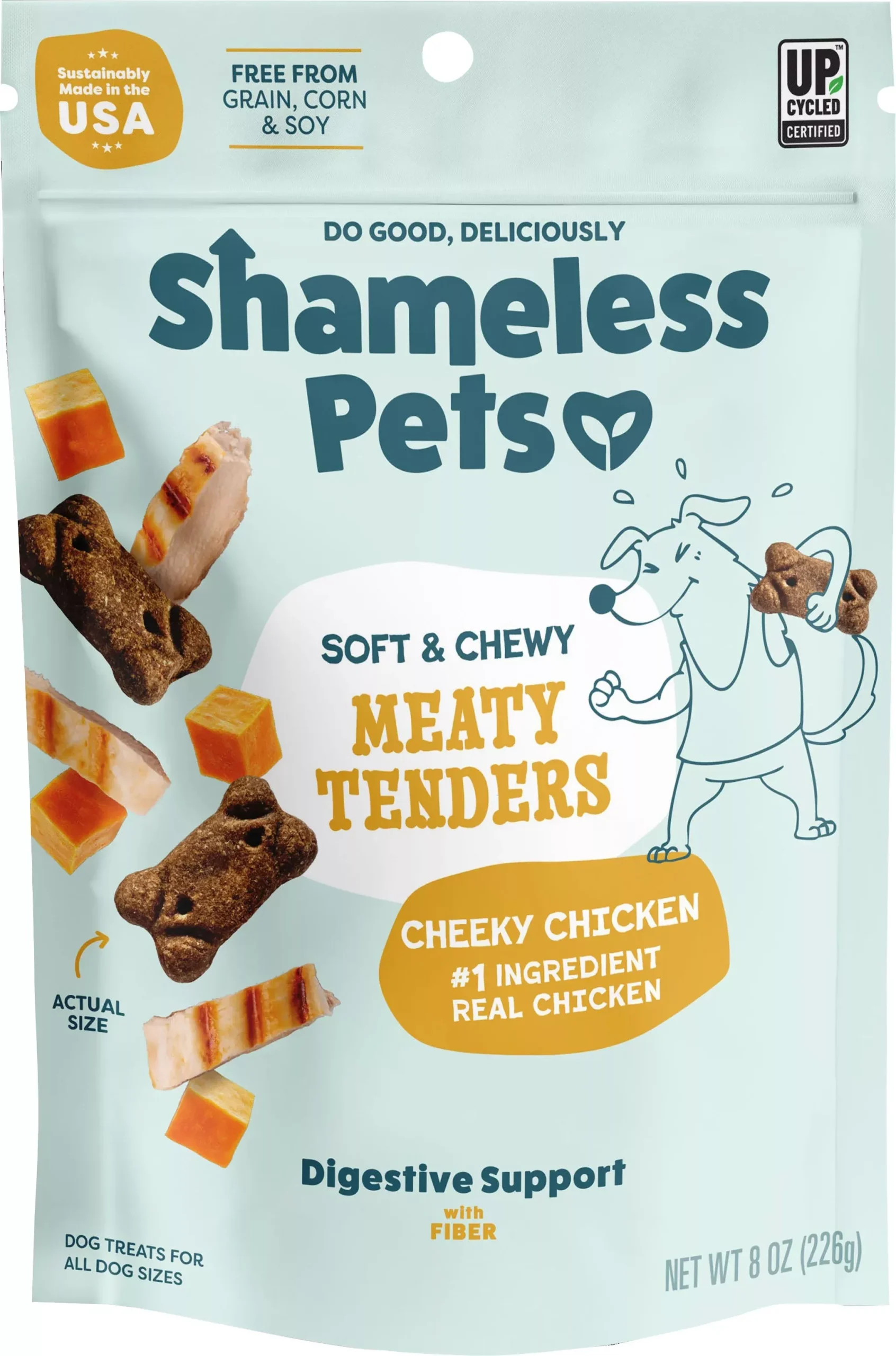 Shameless Pets Dog Meaty Tenders, Chicken, 8 oz