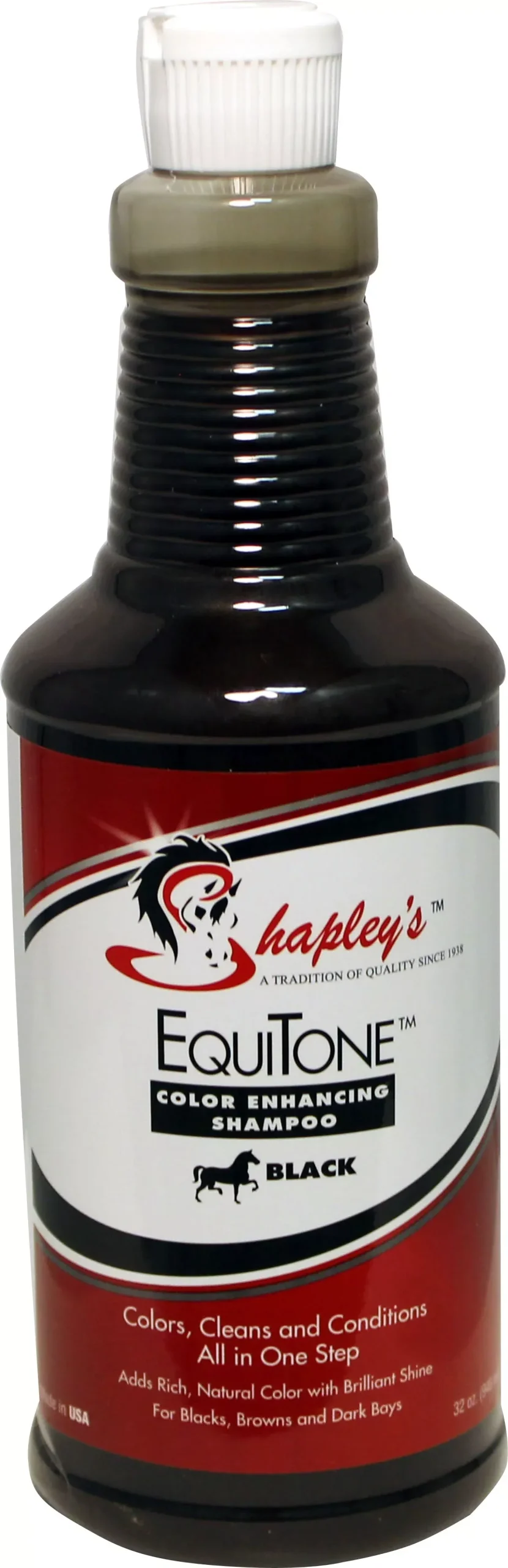 Shapley's EquiTone Color Enhancing Shampoo, Black, 32 oz