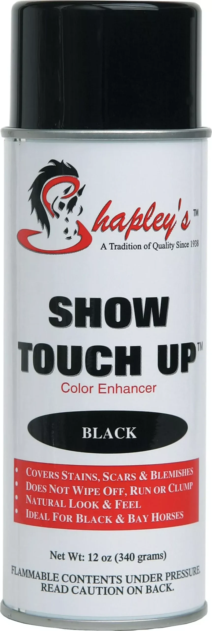 Shapley's Show Touch Up Color Enhancer, Black, 10 oz