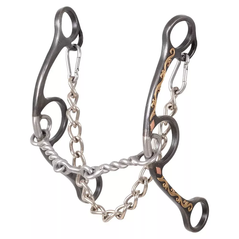 Sherry Cervi Diamond Floral Long Shank II Twisted Wire Dog Bone Bit