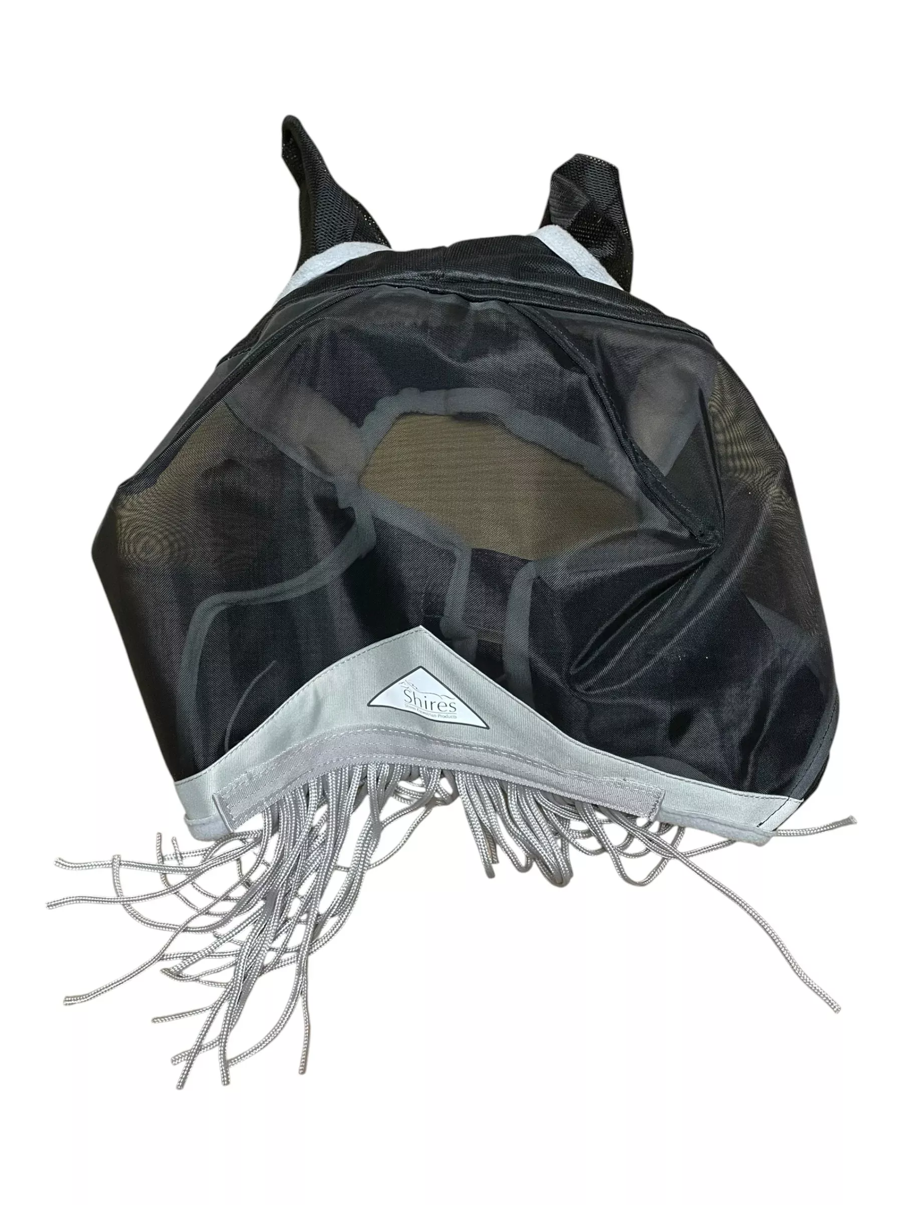 Shires Fly Mask - Black/White - XF - USED
