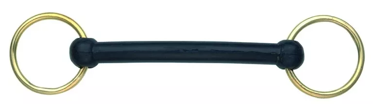 Shires Rubber Covered Overcheck Bradoon