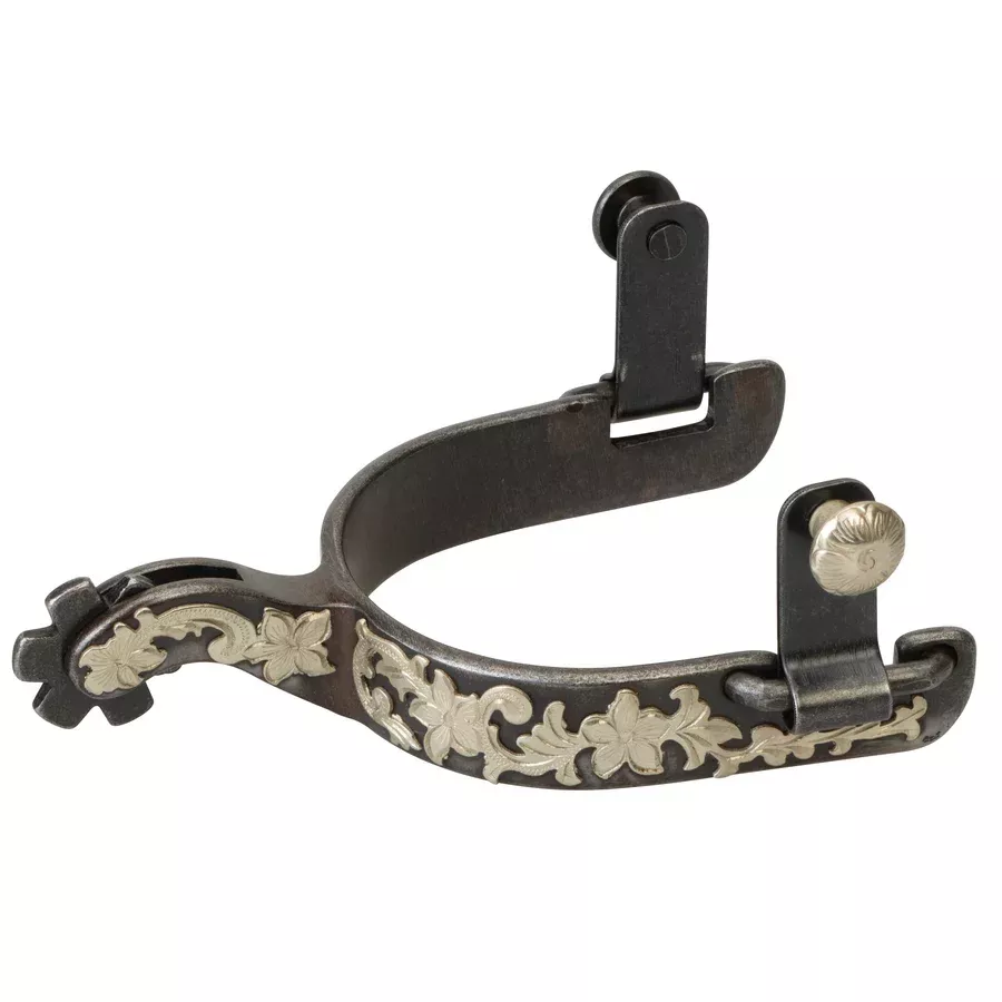 Show Spurs with Floral Design