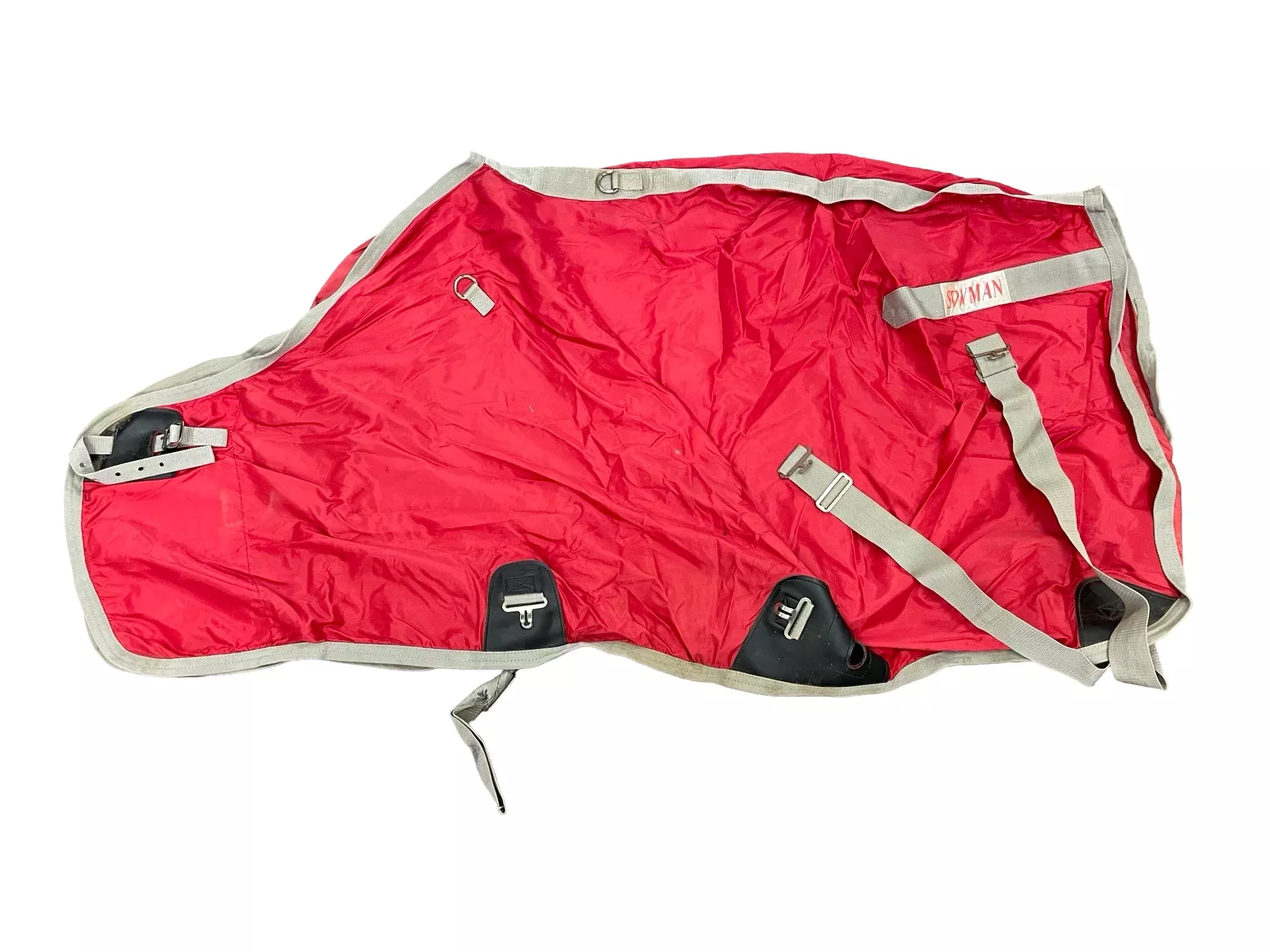 Showman Lightweight Stable Sheet - Red - 68 - USED