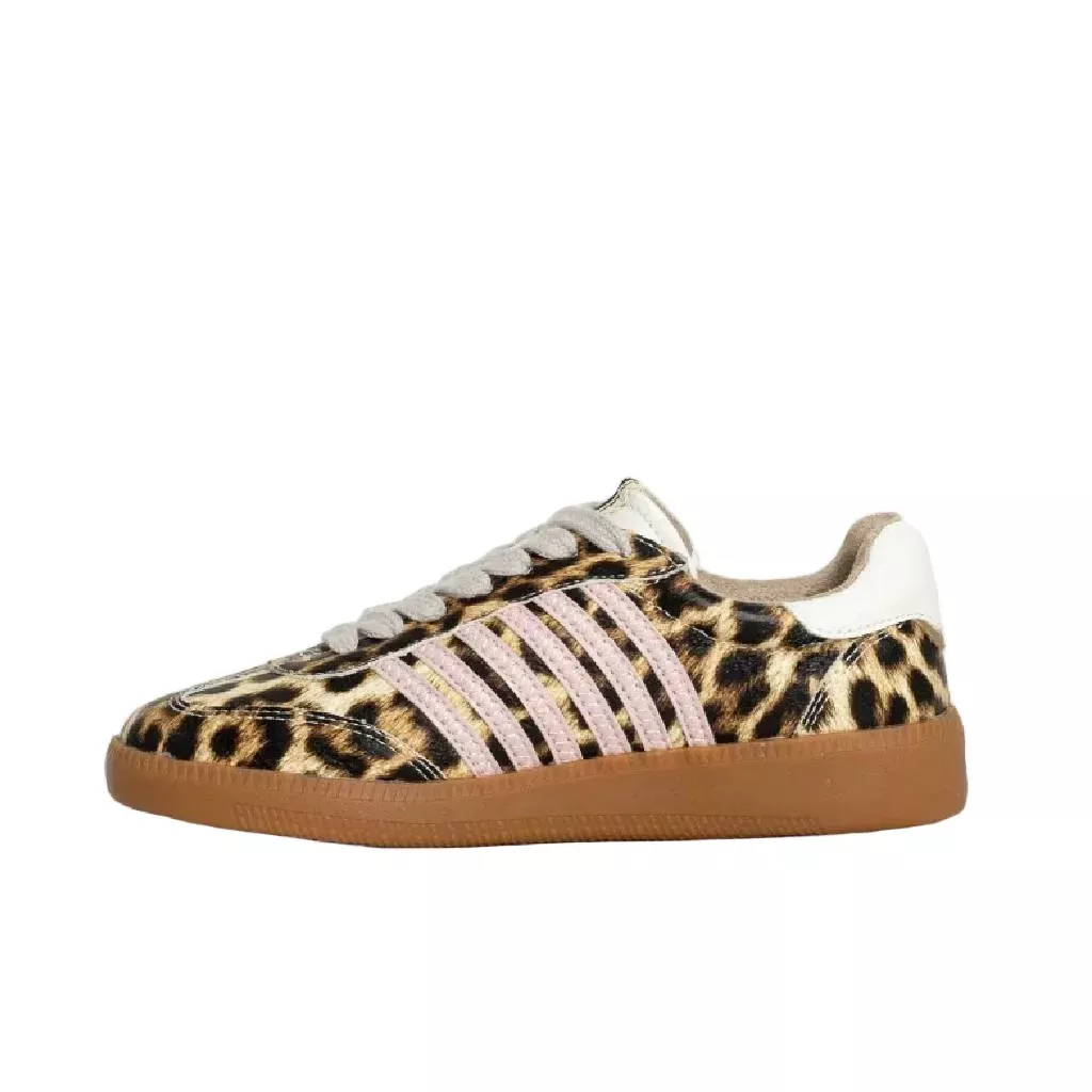 ShuShop Girl's Stevie Mini Leopard Print Sneaker