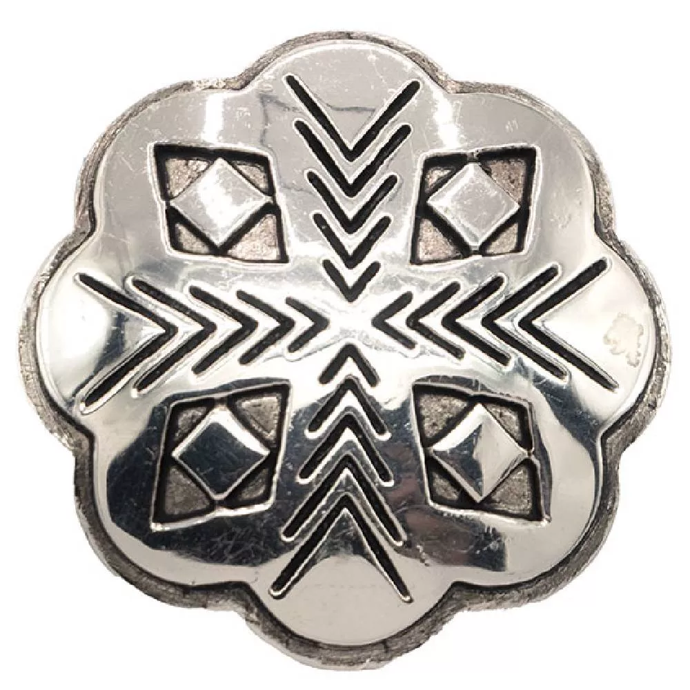 Silver Arrowhead Screw Back Concho