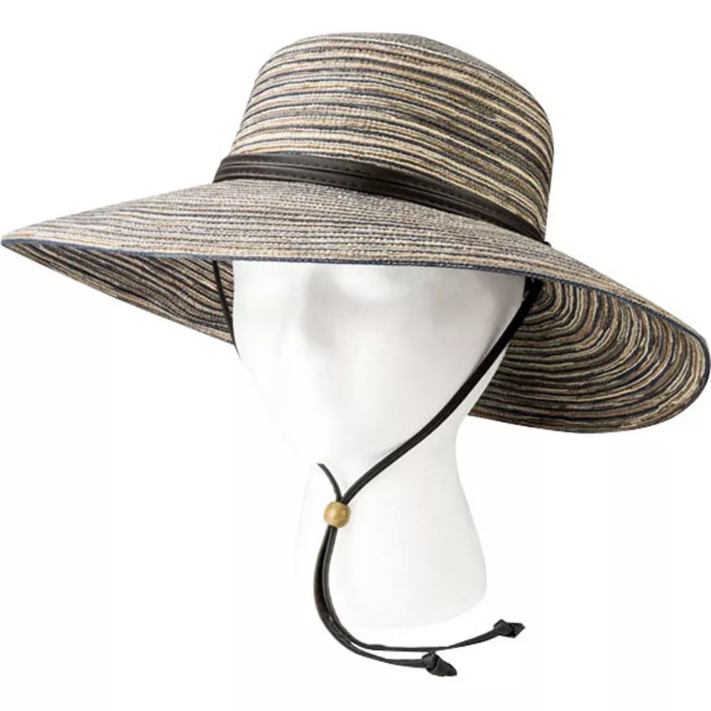 Sloggers Women's Braided Wide Brim Hat – One Size, Earth Brown