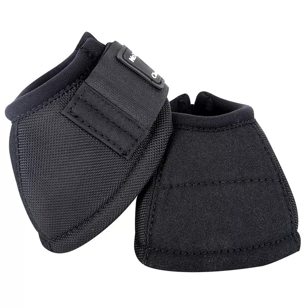 Small CLASSIC EQUINE Western Horse Training Protective Bell Boots Shock Absorbing Black legs