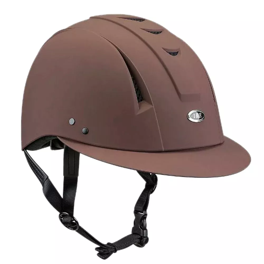 Small Medium IRH Equi Pro Sun Visor Horse Riding Helmet Matte Brown