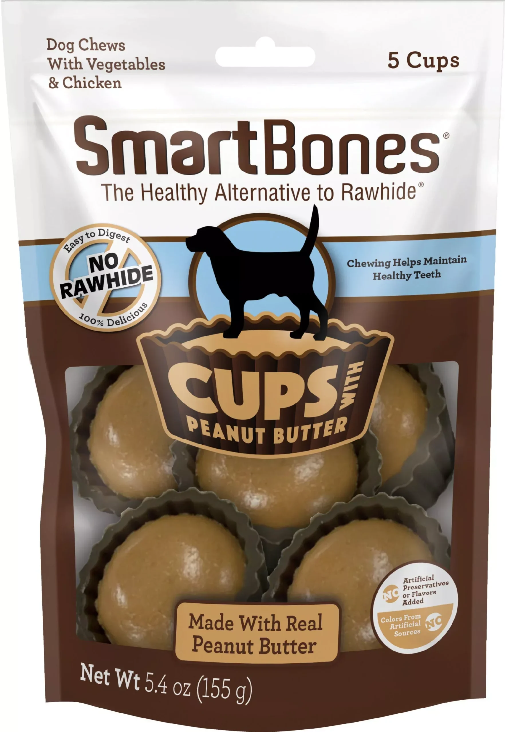 SmartBones Peanut Butter Cups 5-Pack