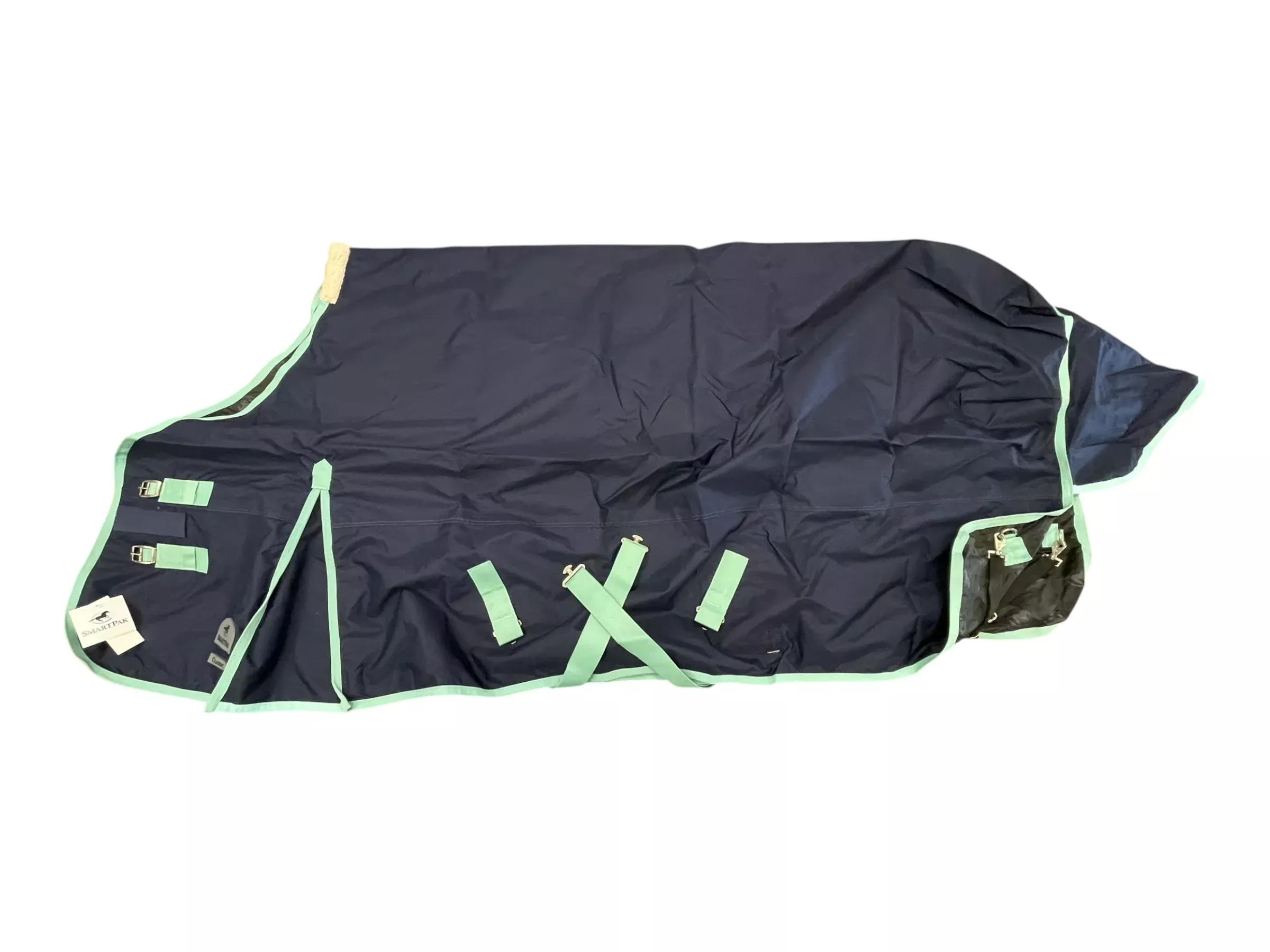 Smartpak Classic T/O Sheet *NWT* - Navy/Mint - 81" - USED