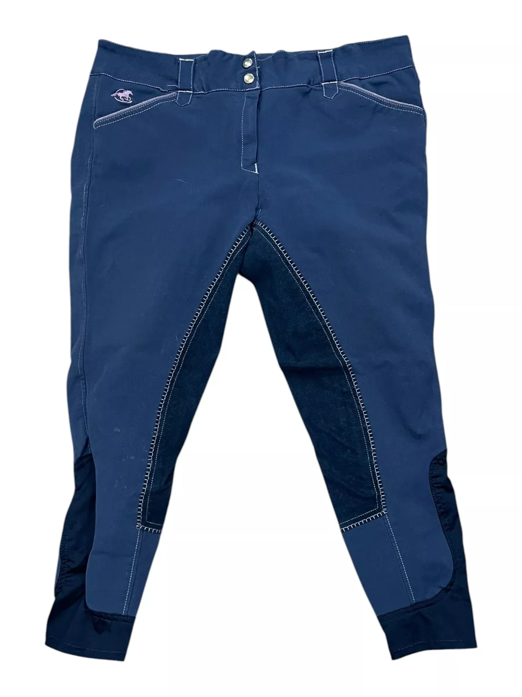 Smartpak FS Breech - Blue/Dusty Pink - 36R - USED