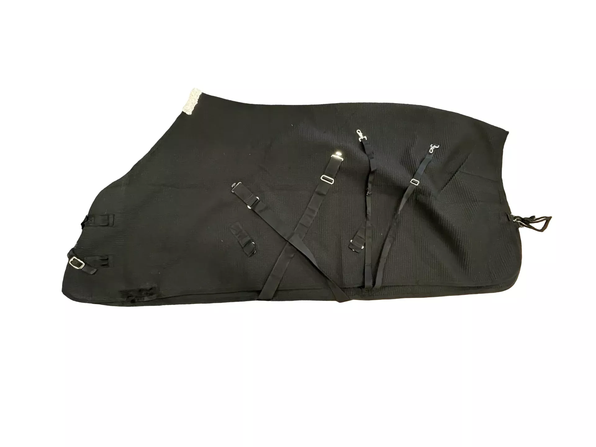 Smartpak Waffle Weave Cooler - Black - 81" - USED