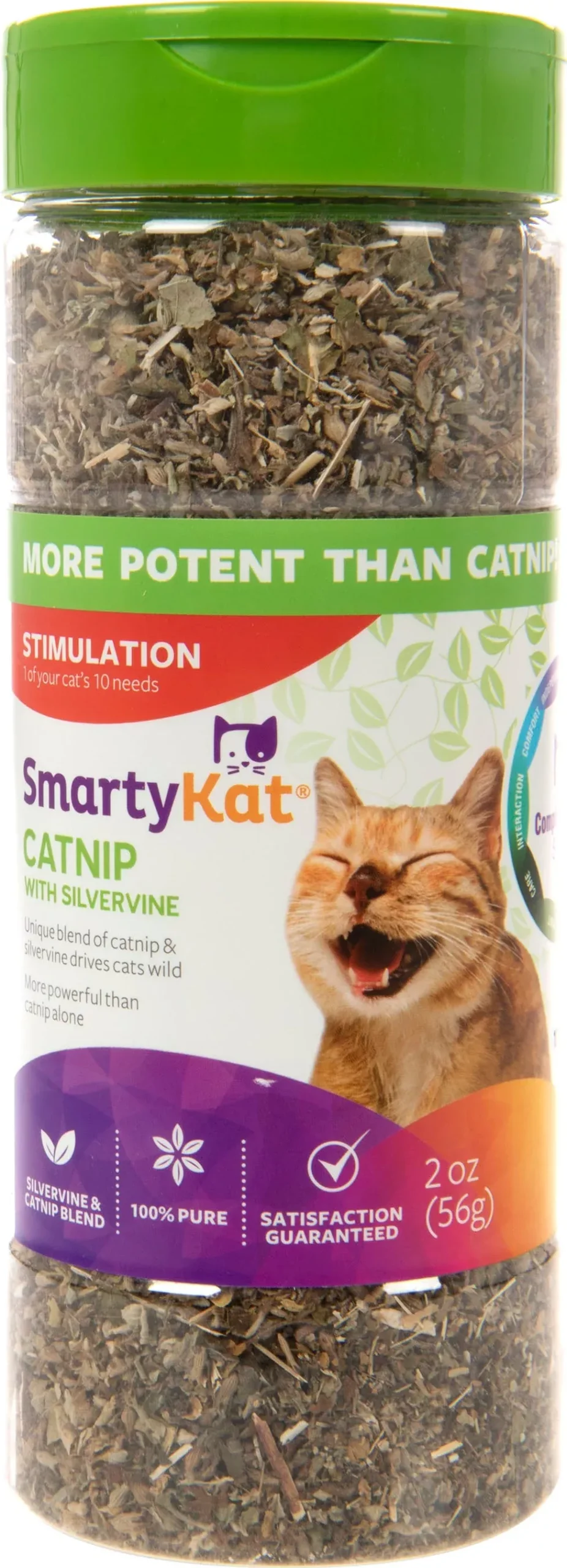 SmartyKat Catnip & Silvervine Cat Attractant, 0.2 oz