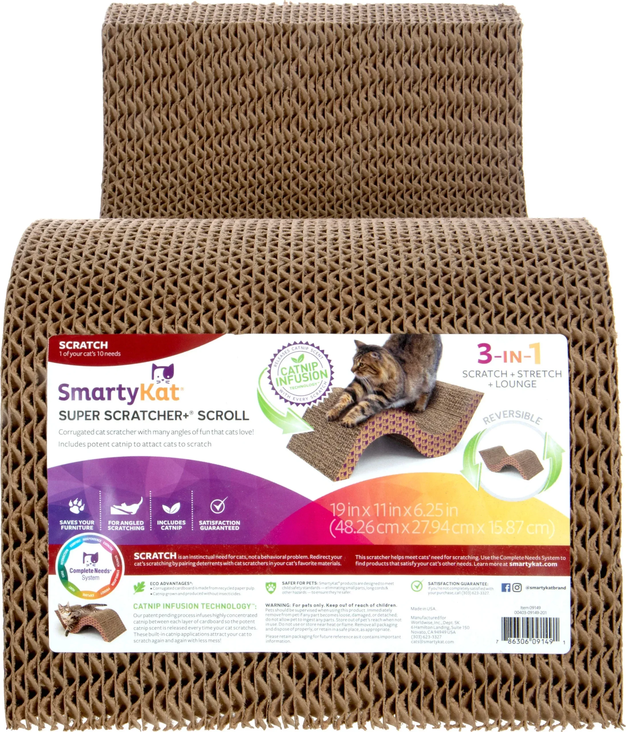 SmartyKat Super Scratcher+ Scroll Cat Scratcher