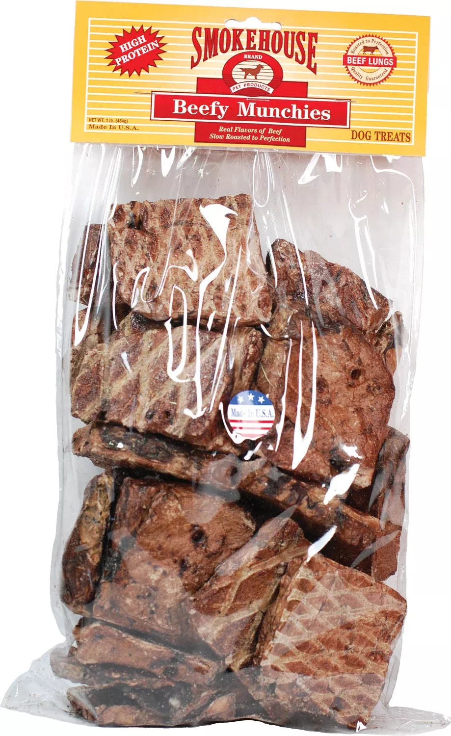 Smokehouse Beefy Munchies Dog Treats Beef Large 1 lb
