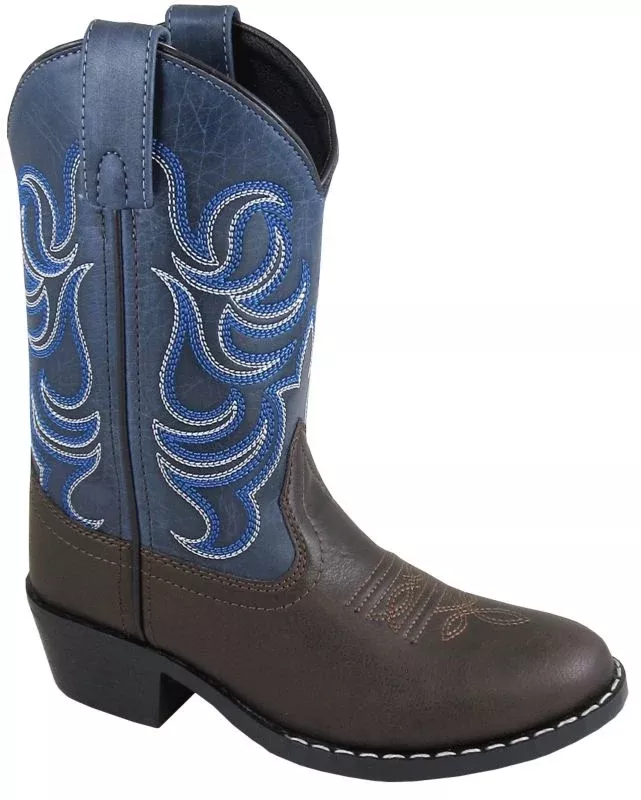 Smoky Mountain Monterey Boot - Youth - Brown/Blue