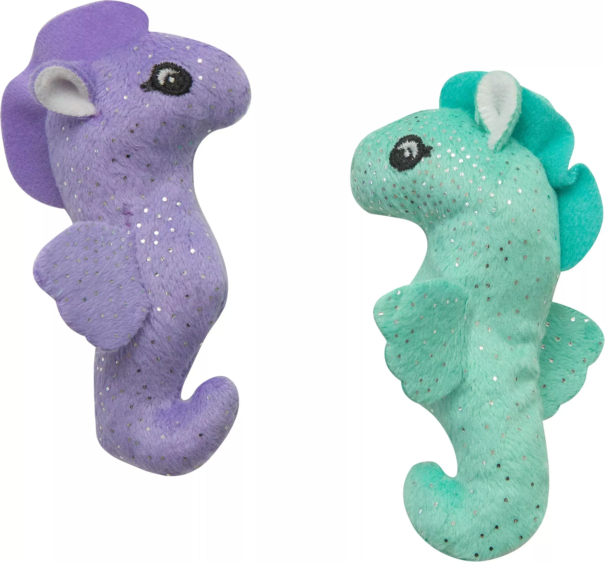 SnugArooz Kitty Seahorse with Catnip Cat Toy 4 in, 2 Pack
