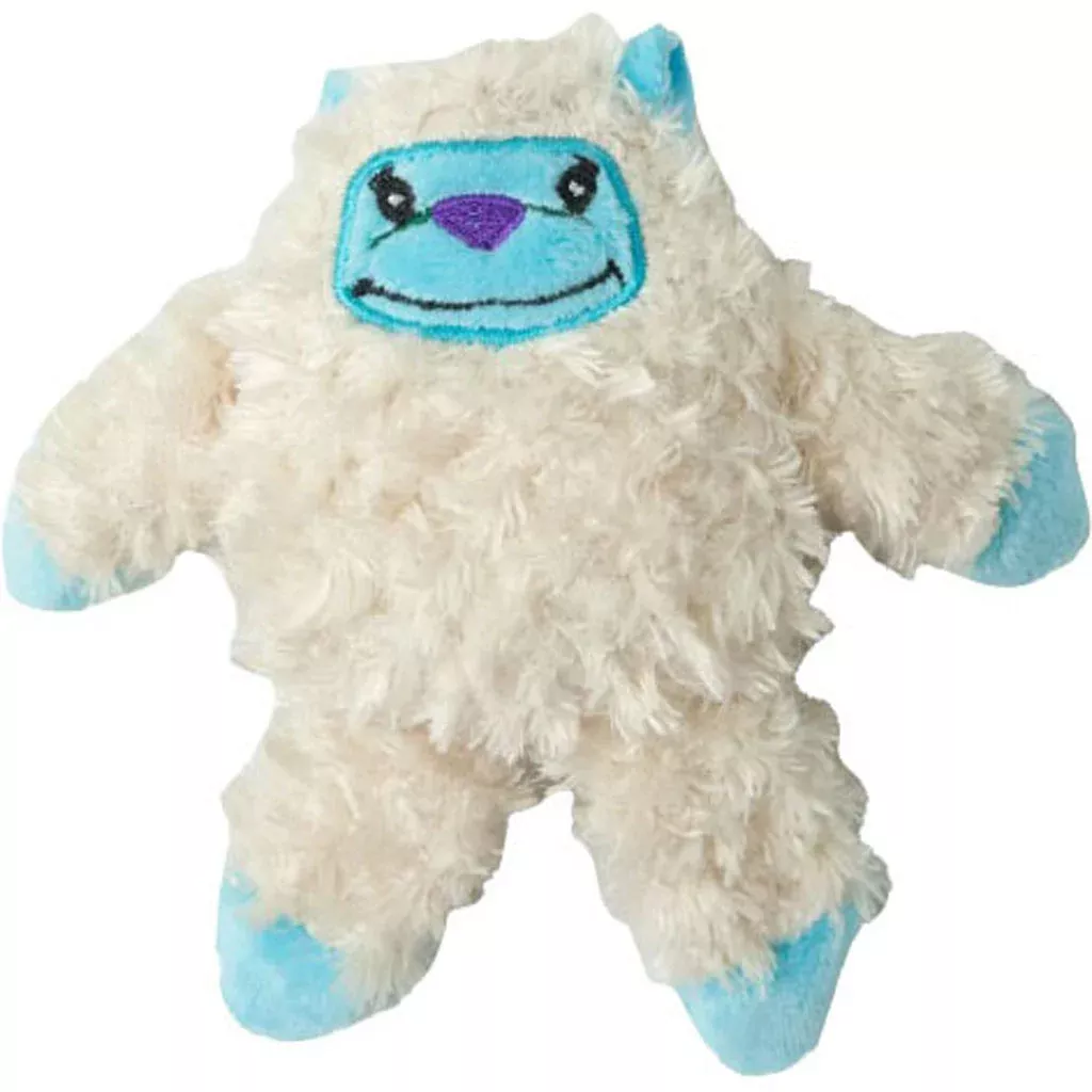 Snugarooz Kitty Yeti Cat Toy with Catnip White 4 in