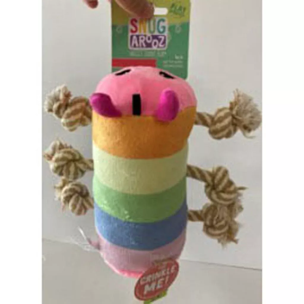 Snugarooz Knot-A-Pillar Dog Toy, Multi, 7.5 in