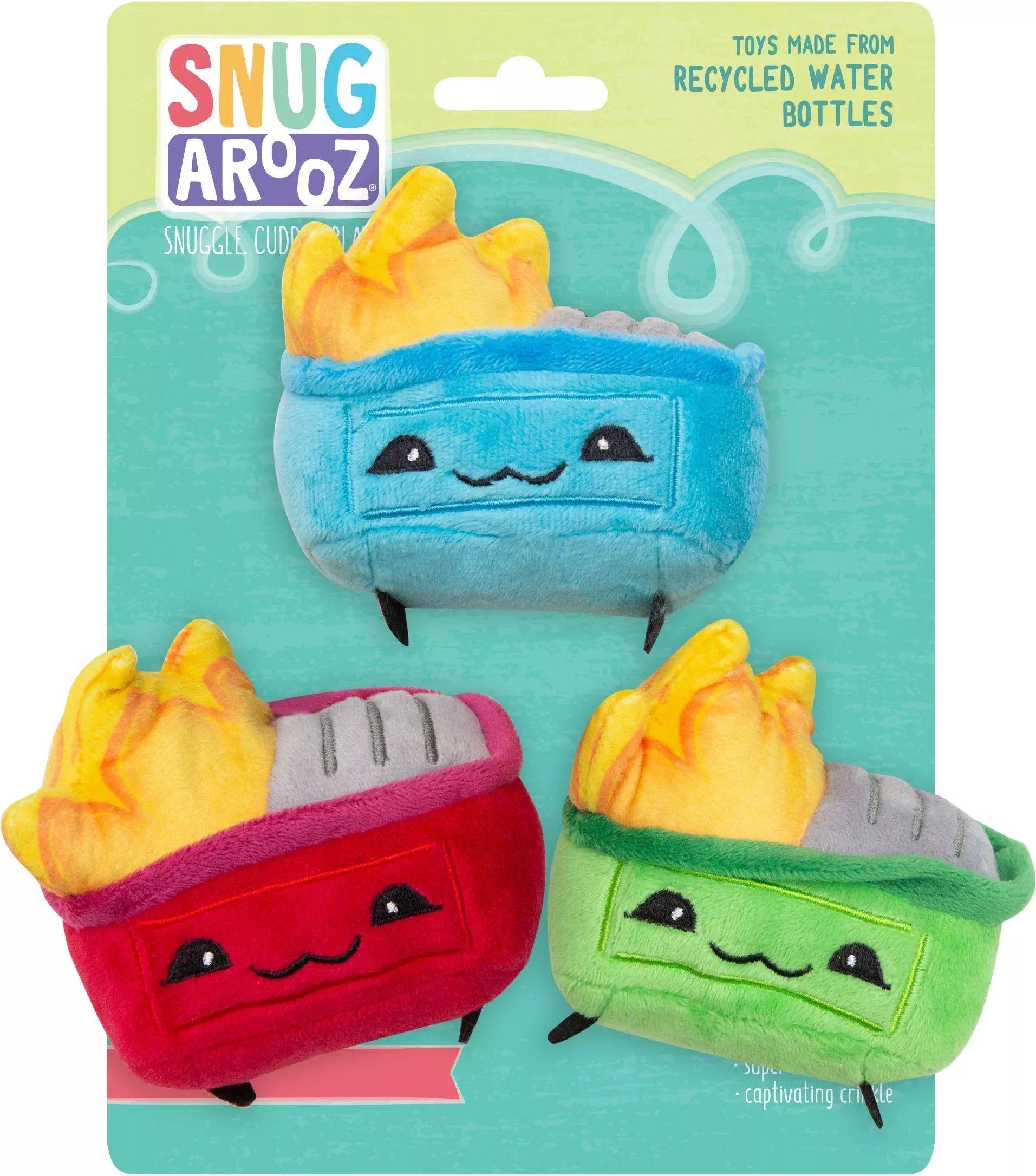 Snugarooz Lil Baby Dumps Dog Toy 8.5 in, 3 Pack