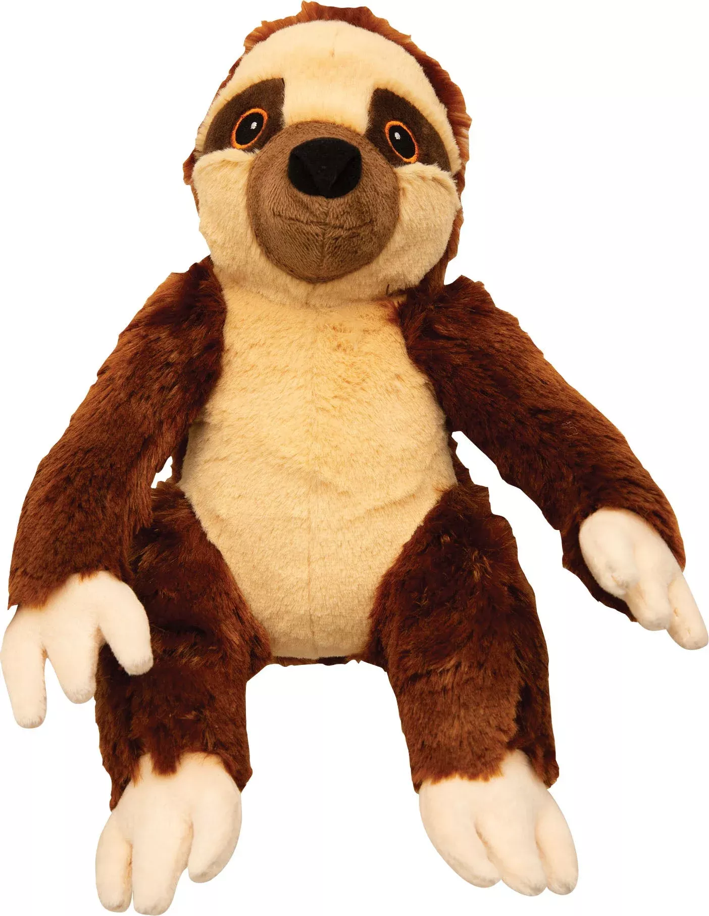 Snugarooz Sasha the Sloth Dog Toy 11 in Brown