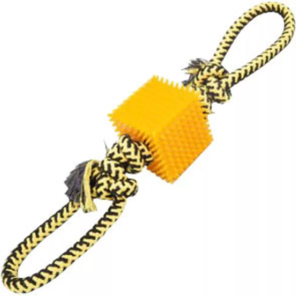 Snugarooz Tug N' Cube Dog Toy, Assorted, 18 in