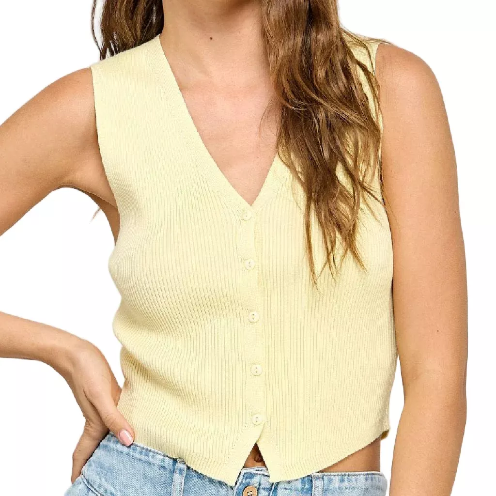 Soft Knitted Tank Vest - FINAL SALE