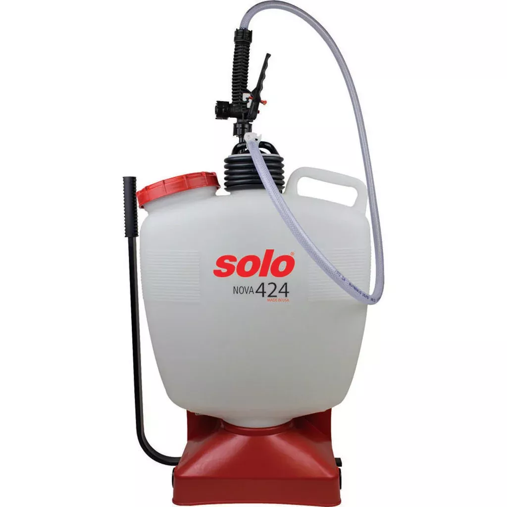 Solo Home & Garden Backpack Sprayer, 4 Gal, White/Red